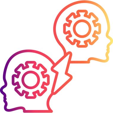 Çakışma Çözünürlüğü Web simgesi vektör çizimi