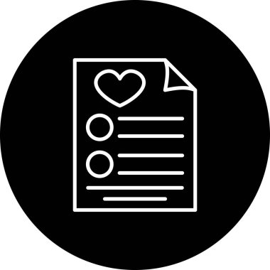 İstek Listesi Yaratıcı Fonksiyonel Web Grafik Sembolü