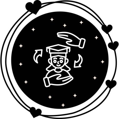 Sadakat Rafine Edilmiş Zarif Vektör Sanat Nesnesi