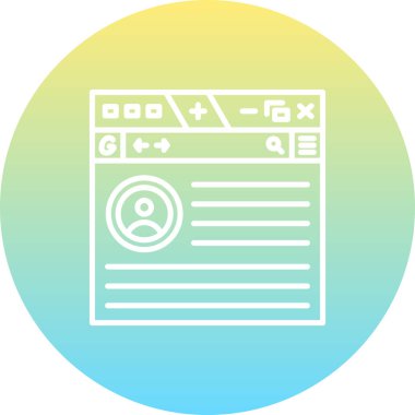 Web sitesi Yüksek Kaliteli Ölçeklenebilir Vektör İllüstrasyonu