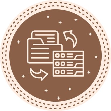 Veri Yedekleme Dinamik Modern Yaratıcı Vektör Varlığı