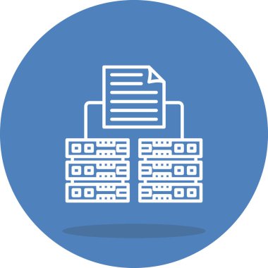 Yedek ağ simgesi vektör illüstrasyonu