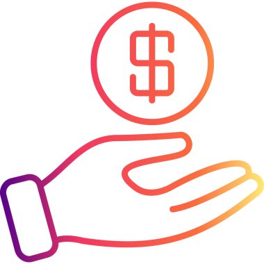 Para web sitesi vektör illüstrasyonunu ver