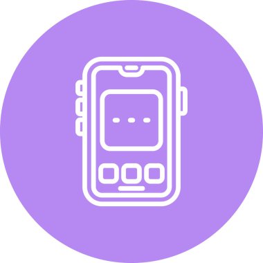 telefon simgesi, vektör illüstrasyonu basit tasarım.