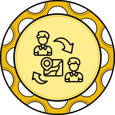  toplantı simgesi vektör illüstrasyon tasarımı