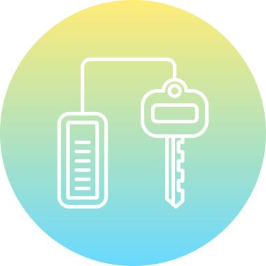 Bileşik Anahtar Minimum Düz Yaratıcı Grafik Tasarımı