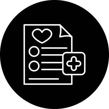 İstek Listesi web simgesi vektör illüstrasyonuna ekle