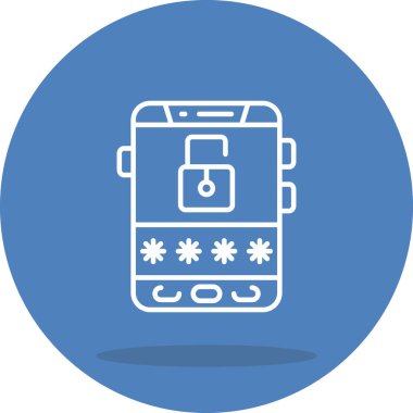 Parola Kalın Eşsiz Web Grafik Çizimi