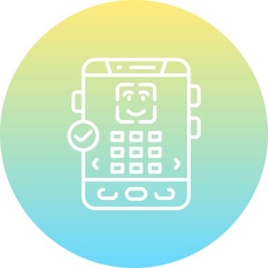 Kullanıcı Erişim modern simgesinin vektör çizimi