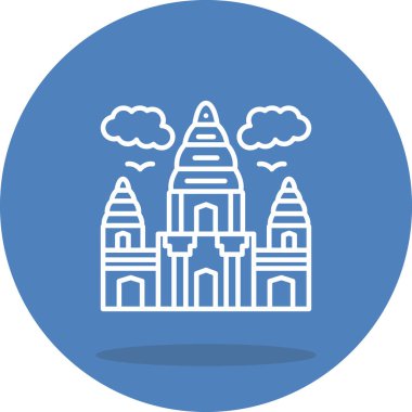 Angkor Wat Yaratıcı Dinamik Web Tasarımı Nesnesi