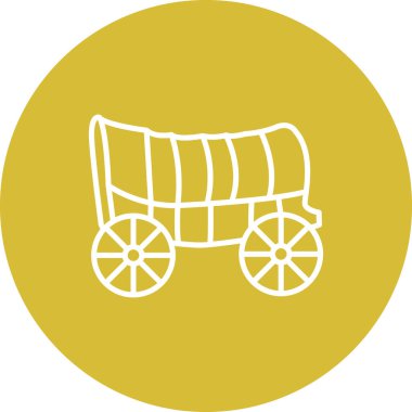 Eski Wagon Stili Yüksek Çözünürlüklü Sanat Sembolü