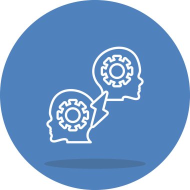 Çakışma Çözünürlüğü Web simgesi vektör çizimi