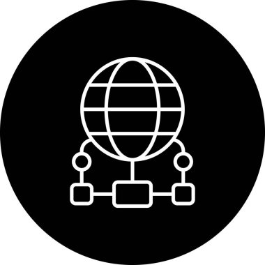 Ağ Bağlantısı Yaratıcı Yüksek Çözünürlüklü Grafik Elementi