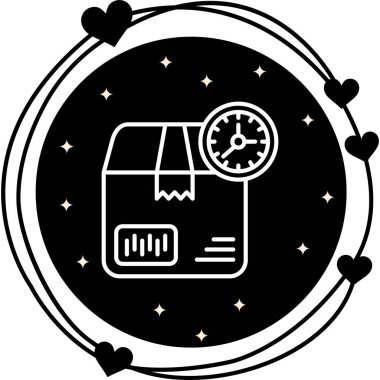 Zaman Eşsiz Yenilikçi Dijital Grafik Sembolü