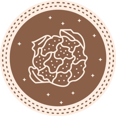 Karnabahar simgesi aşçılık uygulamaları için uygundur.