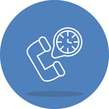 Modern 24 Saat 'in vektör illüstrasyonuName