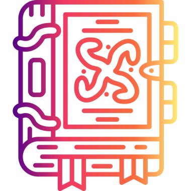 Gamalı haç Kitabı Yüksek Kaliteli Ölçeklenebilir Vektör İllüstrasyonu