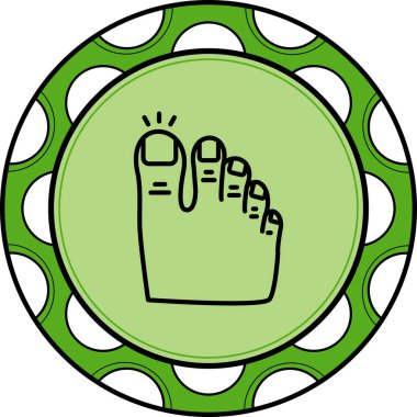 Toes Foot Professional Yenilikçi Düz Tasarım Düzeni