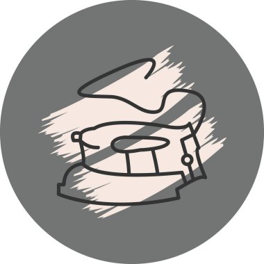 Demir Yaratıcı Minimum Vektör Sanatı Özelliği