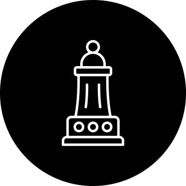 Satranç Piyonu Çağdaş Yenilikçi Dijital Tasarım Varlığı