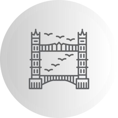 Tower Bridge Sophisticated Custom Vector Art Object