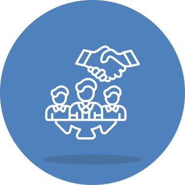 takım web simgesi vektör illüstrasyonu