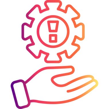 Risk Yönetimi Yüksek Kaliteli Ölçeklenebilir Vektör İllüstrasyonu