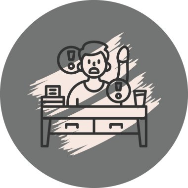 Müdahale Yenilikçi Düz Ürün Tasarım Sembolü