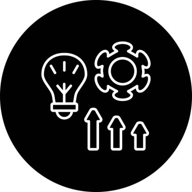 Evolution web simgesi vektör çizimi