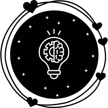 Makine Öğrenme Web simgesi vektör çizimi