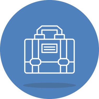 Evrak Çantası'nı web simge vektör çizim