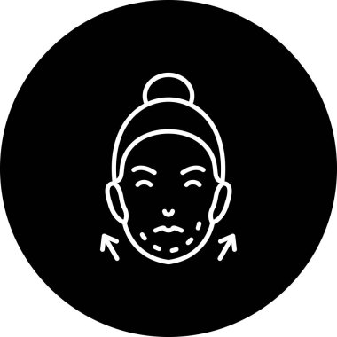 Botoks Zarif Minimum Dijital Grafik Sembolü