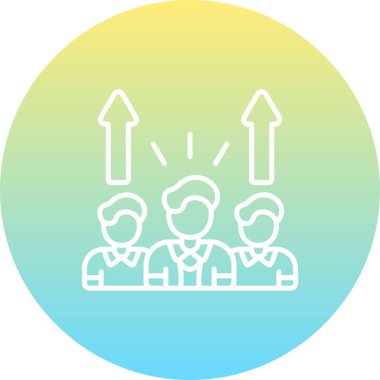 takım web simgesi vektör illüstrasyonu