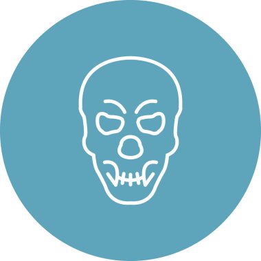 Kafatası Belirgin Temiz Damgalama Grafiksel ŞekliName