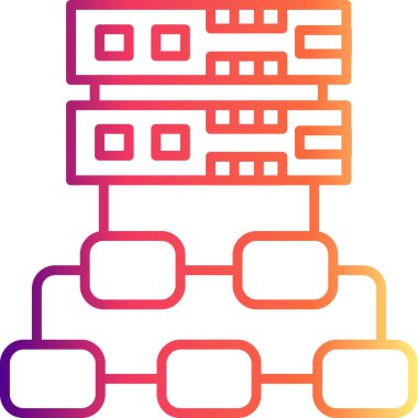Vekil Sunucu Biçimli Özel Vektör Tasarım Varlığı
