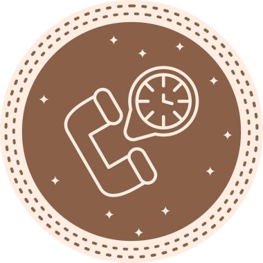 Modern 24 Saat 'in vektör illüstrasyonuName