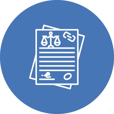 Belge Simgesi. Web Kullanımı için Basit Vektör İllüstrasyonu.