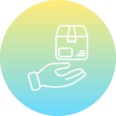 ürün web simgesi vektör illüstrasyonu