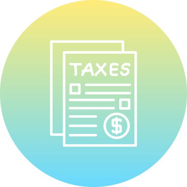 Vergi Sayfaları Özel Vektör Tasarım Varlığı