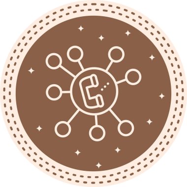 Ağ Ayırıcı Vibrant Dijital Grafik Özelliği