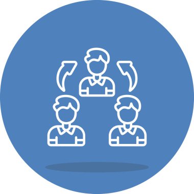 Premium Minimal Düz Vektör Resmini Takip Et