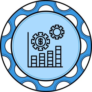 yönetim web simgesi vektör illüstrasyonu