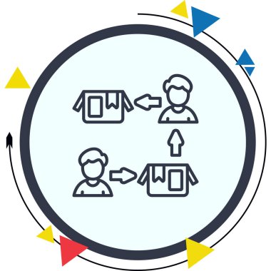 Yaratıcı İşlevsel Web Grafik Sembolünü Taşı