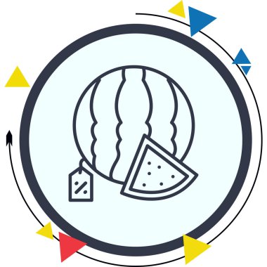 Karpuz Zarif Modern Sanat Sembolü