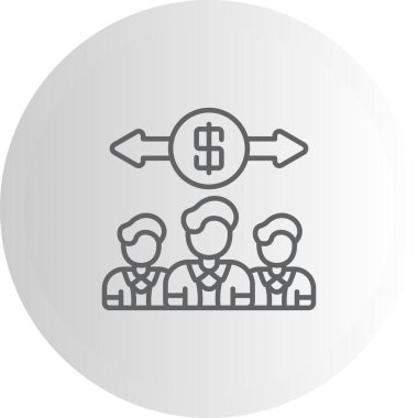 takım web simgesi vektör illüstrasyonu