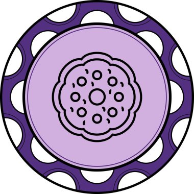 Plasmodium Falciparum Ayrı Modern Dijital Tasarım Elemanı