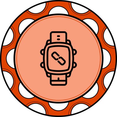 Akıllı Saat Minimum Yüksek Çözünürlüklü Vektör Düzenini Ayır