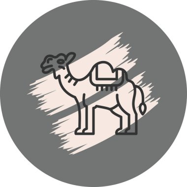 Deve Simgesi Vektör tasarımı