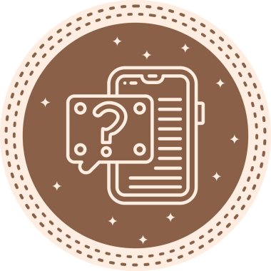 akıllı telefon simgesi, vektör illüstrasyonu basit tasarım