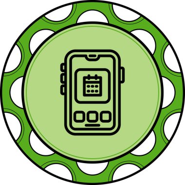 Mobil Takvim Yaratıcı Eşsiz Ürün Tasarım Elemanı